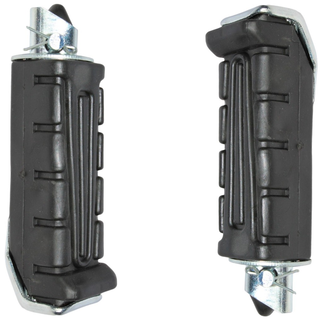 Par de pedaleira traseira direita esquerda completa XTZ125 XTZ250 Lander Tenere YBR125 YBR150 Factor YS150 Fazer