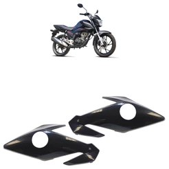 Carenagem Lateral do Farol CG 160 Titan 2022 2023 2024 Preto Injetado