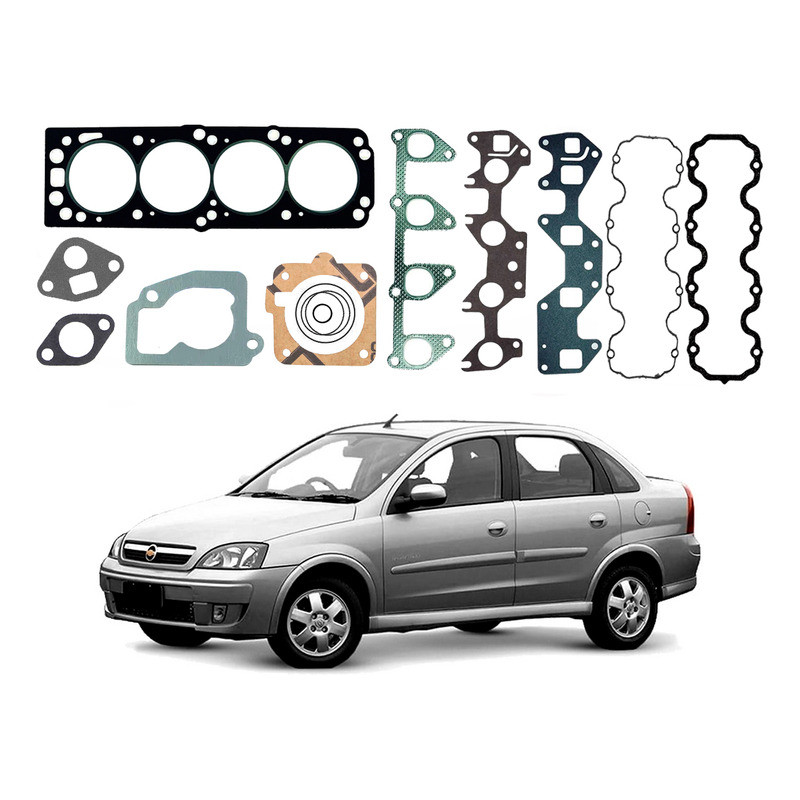 Jogo Junta Cabeçote Sabo Corsa Sedan 1.8 8v 2003 A 2009 em Oferta na Shopee