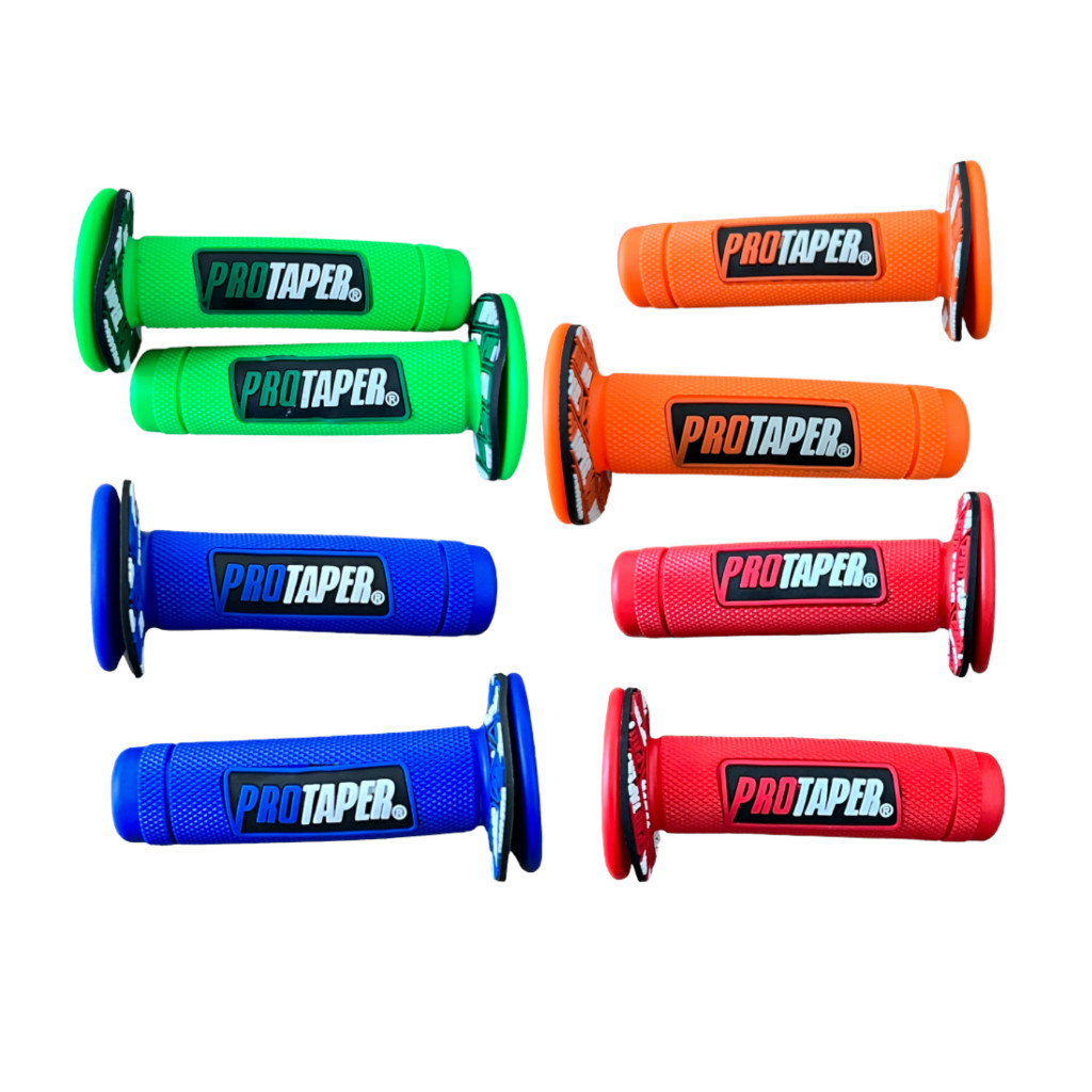 PAR MANOPLA PUNHO DE GUIDÃO PROTAPER TRILHA OFF-ROAD MOTOCROSS LUVA UNIVERSAL MOTO CRF230 HONDA / YAMAHA em Oferta na Shopee