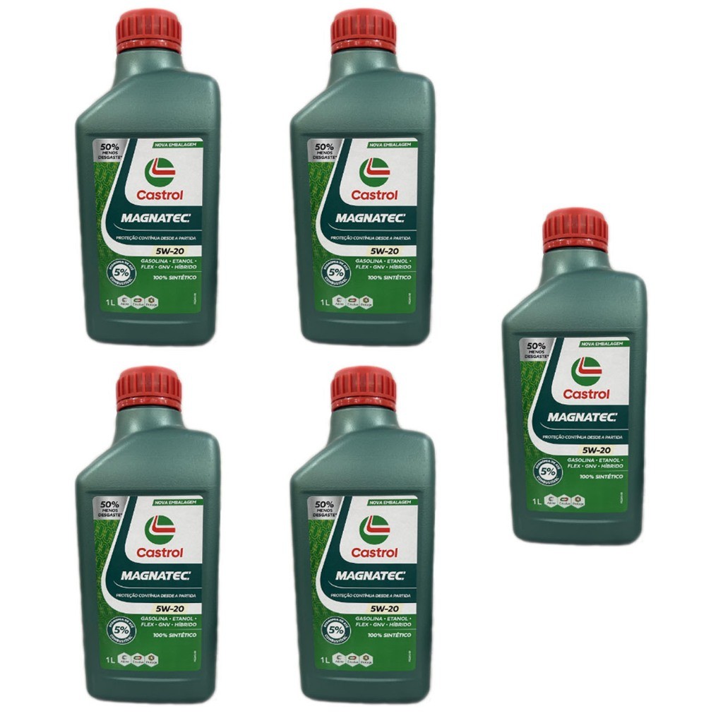 Kit Óleo Subaru Forester 2014 a 2018 Castrol Magnatec 5w20 E Stop Start Sintético