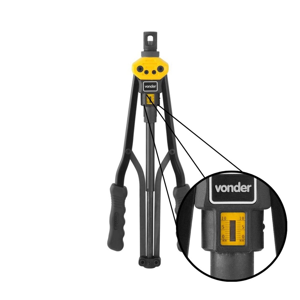 Rebitador Manual de Rosca Vonder – Rebites M3 a M10 Uso Profissional · foto 2