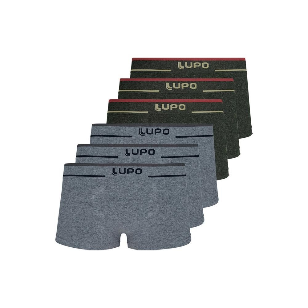 Kit com 6 Cuecas Sunga Lupo 526-001 Colorido