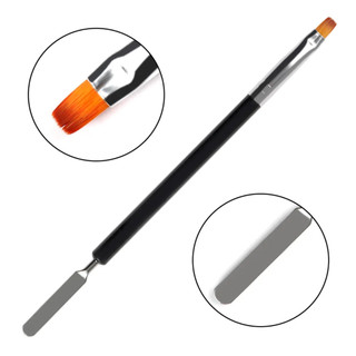 Pincel Polygel Molde F1 2 em 1 com Espátula