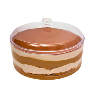 Kit 1-5 Cake Box Paris Redonda 2,200ml Acrílica Para Sobremesas Tamanho Família Natal Réveillon em Oferta na Shopee