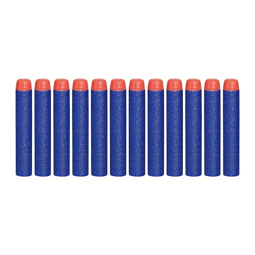 Refil Dardos De Espuma Para Armas Nerfs Kit com 12 Dardos