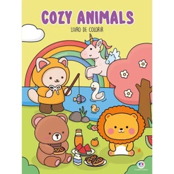 Livro Infatil de colorir Cozy Animals