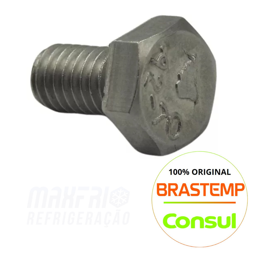 PARAFUSO INOX SUPORTE CESTO LAVADORA BRASTEMP CONSUL BWB11 CWL75 ORIGINAL (DEMAIS MODELOS NA DESCRIÇÃO)