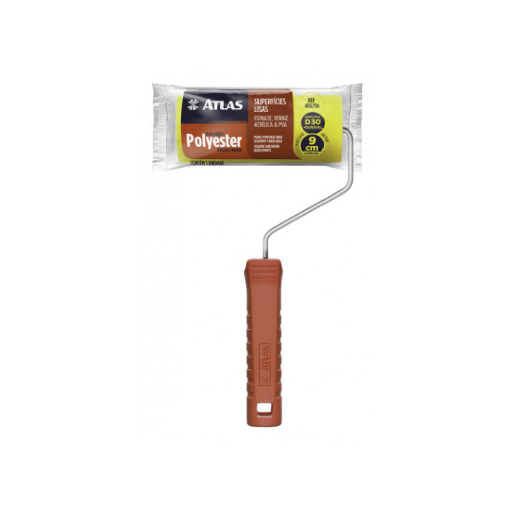 Rolo Espuma Atlas 406/9A  Atlas Amarelo