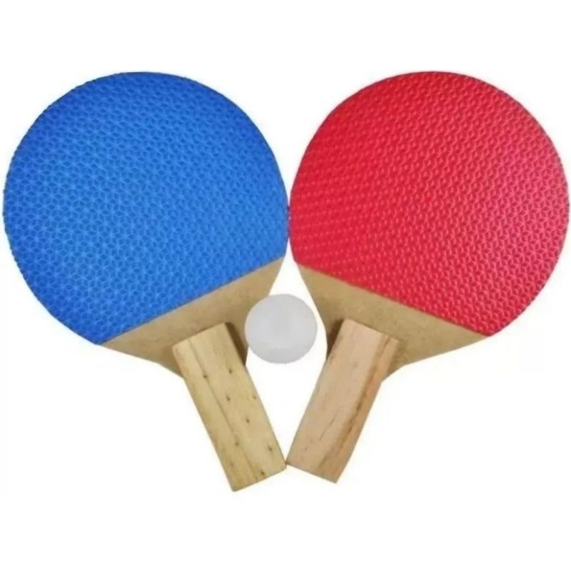 KIT 2 PARES  RAQUETE DE PING E PONG DE MESA KIT 4 RAQUETE E 2 BOLINHA