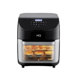 Fritadeira Sem Óleo AirFryer Oven HQ 5 em 1 12 litros Digital Com visor Preta HQ-AFO12LDVG