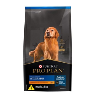 Ração Pro Plan Active Mind 2,5Kg Alimento Cães Adultos 7+ Sabor Frango Purina em Oferta na Shopee