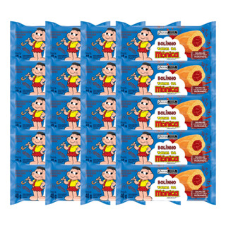 Bolinho Turma da Monica - Baunilha com Morango 40G - 20UN em Oferta na Shopee