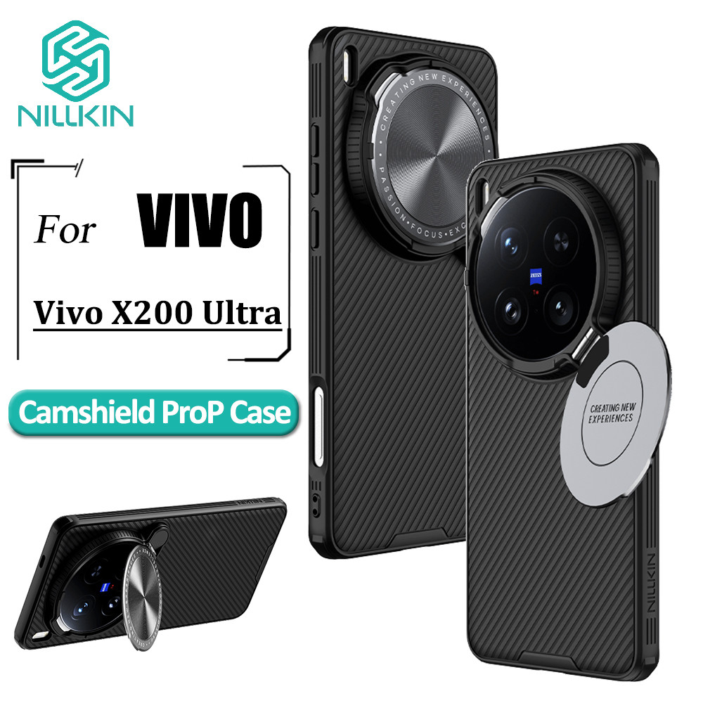 Nillkin CamShield ProP Flip Cover Camera Stand Case Para vivo X200 Ultra-Style Lens Capa Protetora Traseira