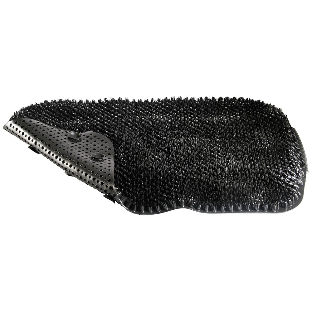 Tapete Felpudo Para Box 57x34cm Preto Astra Tapete Banheiro
