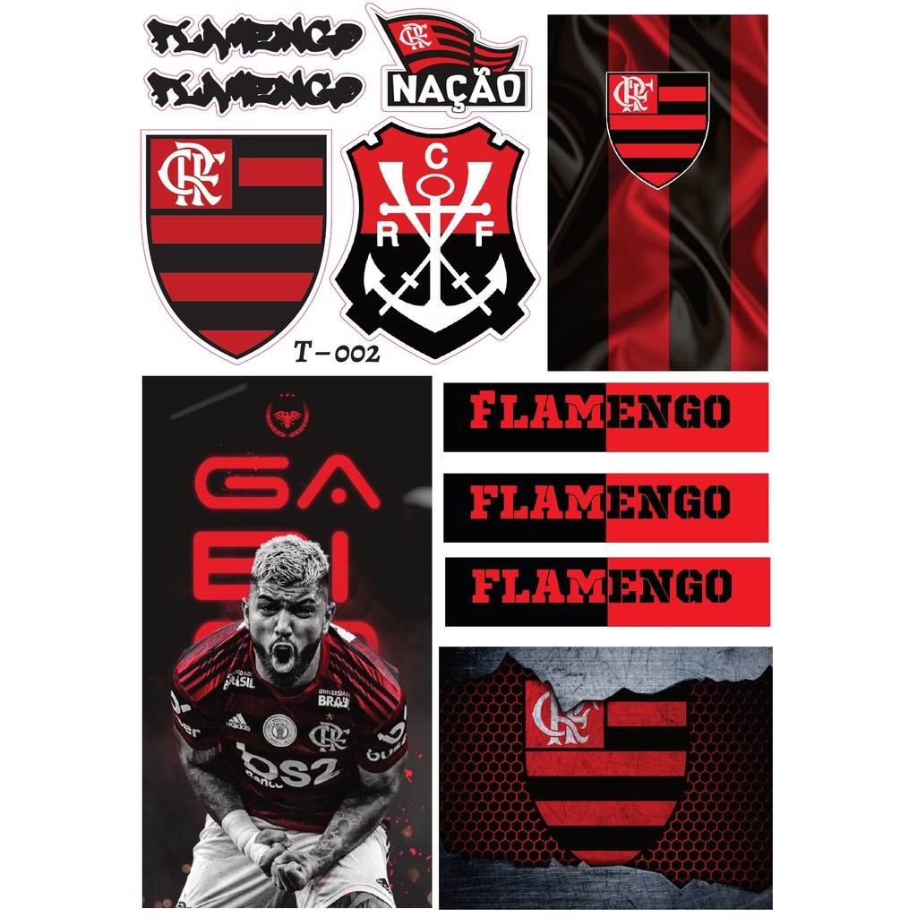 Cartela De Adesivos Personalizados Time - Futebol Carro Moto Bike Motocross Caminhão Super Qualidade Infantil - Escola