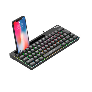 Teclado em Membrana Gamer Centauri, ELG, TGCT, 60%, ABNT, 67 Teclas, Anti-Ghosting, RGB, USB, Preto em Oferta na Shopee