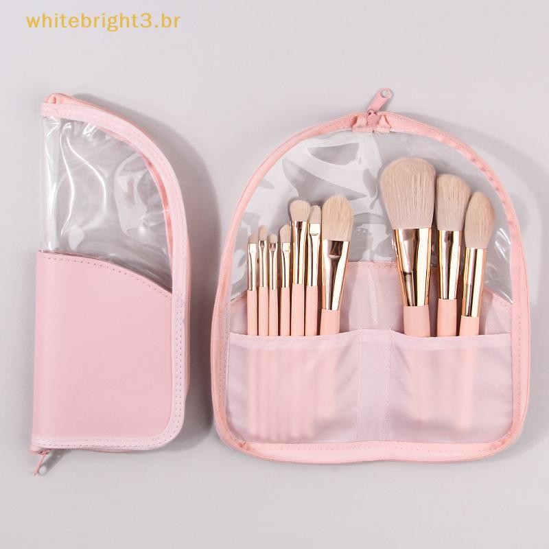 WB Estojo Para Pincel De Maquiagem Suporte Bolsa Cosmética À Prova D'água Viagem Copo Dobrável Com Zíper .