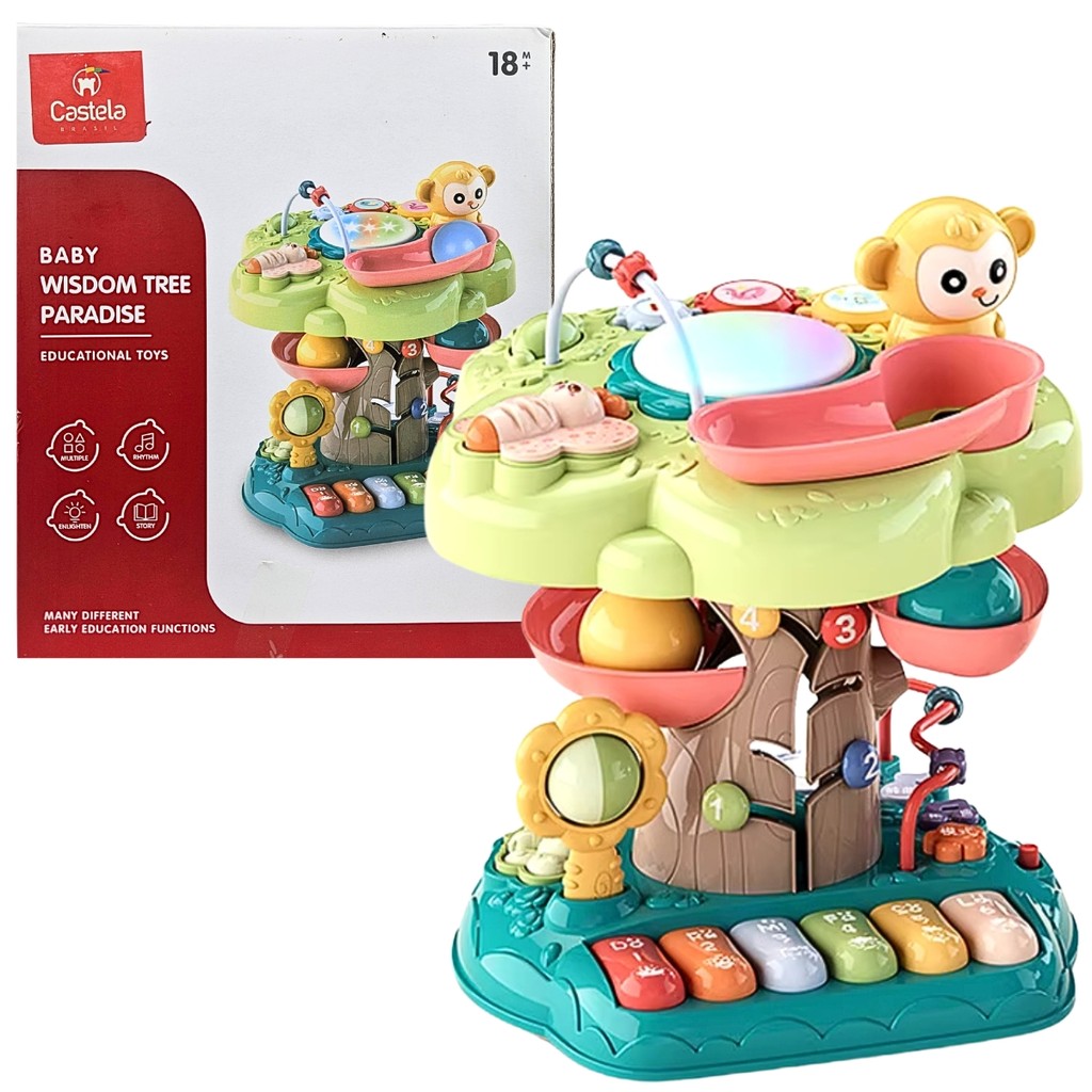 Brinquedo Divertido Arvore Eletronica Infantil Educativo Luz e som Intuitivo - Castela em Oferta na Shopee