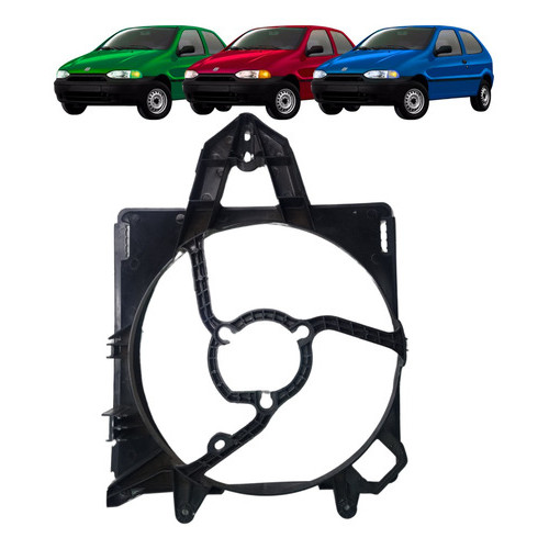 Defletor Ventoinha Palio 1.0 S/ar 96 97 98 99 00 Valeo