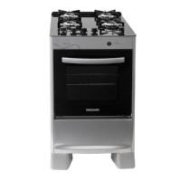 Fogão Suggar Neo Glass 4 Bocas Inox FGVNG410 Bivolt