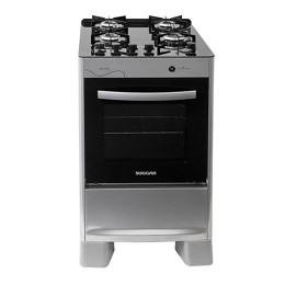 Fogão Suggar Neo Glass 4 Bocas Inox FGVNG410 Bivolt