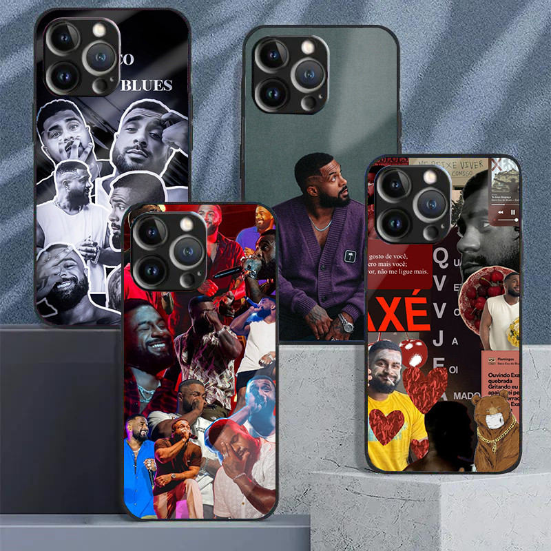 Baco Exu Do Blues 01 Capa De Telefone De Vidro Temperado Para IPhone 16 15 14 13 12 11 Pro XS Max Plus Mini X XR 8 7 6s