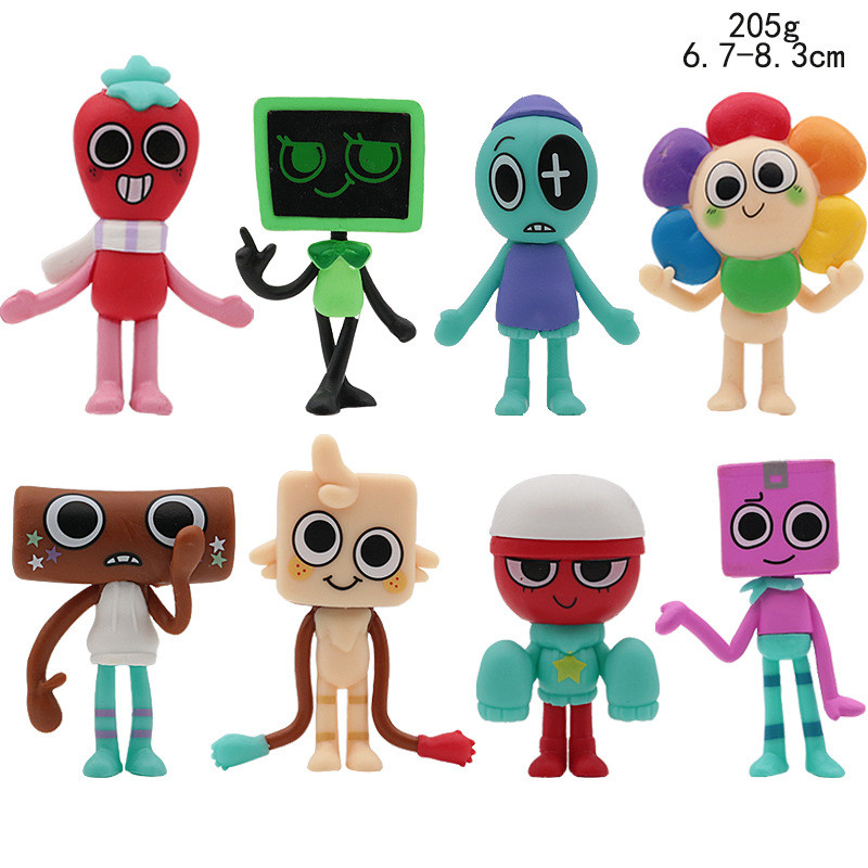 8 peças Dandy's World Figure Boneca Modelo Bolo Assando Decoração opp em Oferta na Shopee
