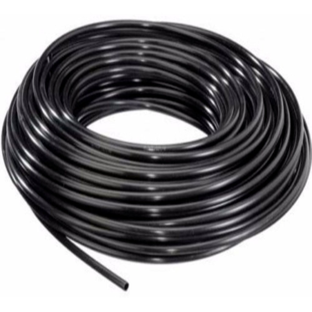 Mangueira  Tubo Nylon S/trama Preto Tecalon 4x2mm - 10 Metro