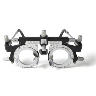 Armação de Optometria, Armação de Teste Inserível com 4 Peças, Distância Interpupilar Ajustável de 48mm~80MM