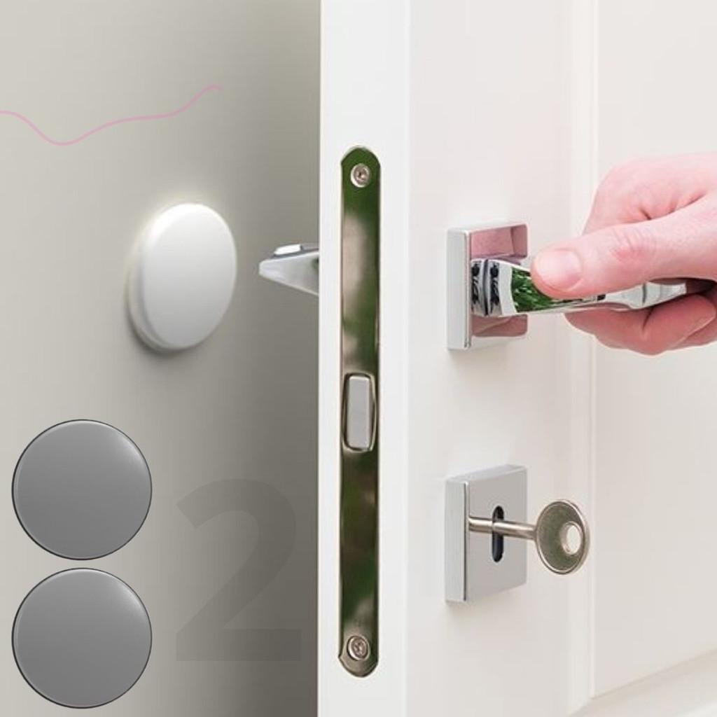 Protetor Anti Impacto Para Porta Adesiva Contra Trincas silicone redondo
