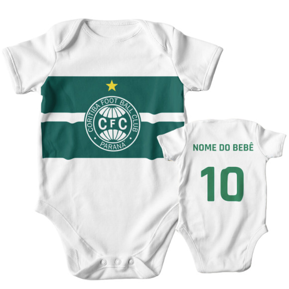 Body Bebê Coritiba Personalizado com Nome