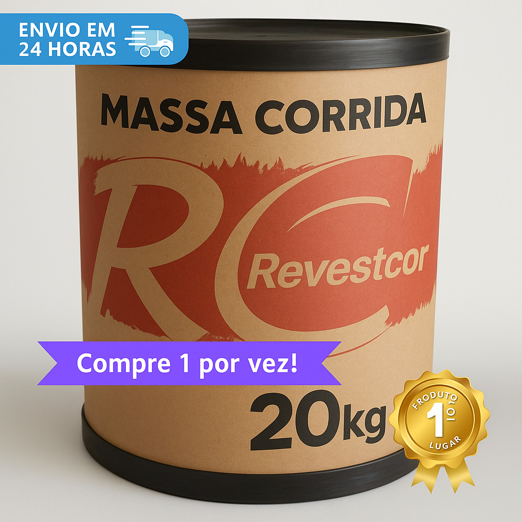 Massa Corrida PVA Interior Niveladora Revestimento 20kg