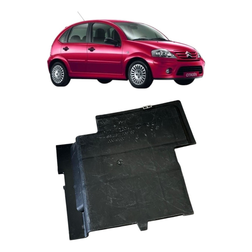 Moldura Caixa Acabamento Bateria Citroen C3 2003 - 2012