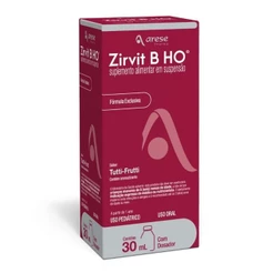 ZIRVIT B HO SABOR TUTTI FRUTTI COM 30ML