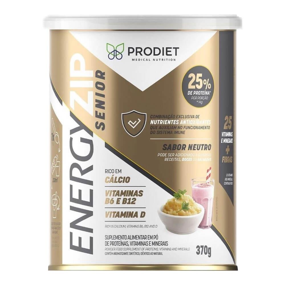 Suplemento Alimentar Energyzip Senior Sabor Neutro 370g