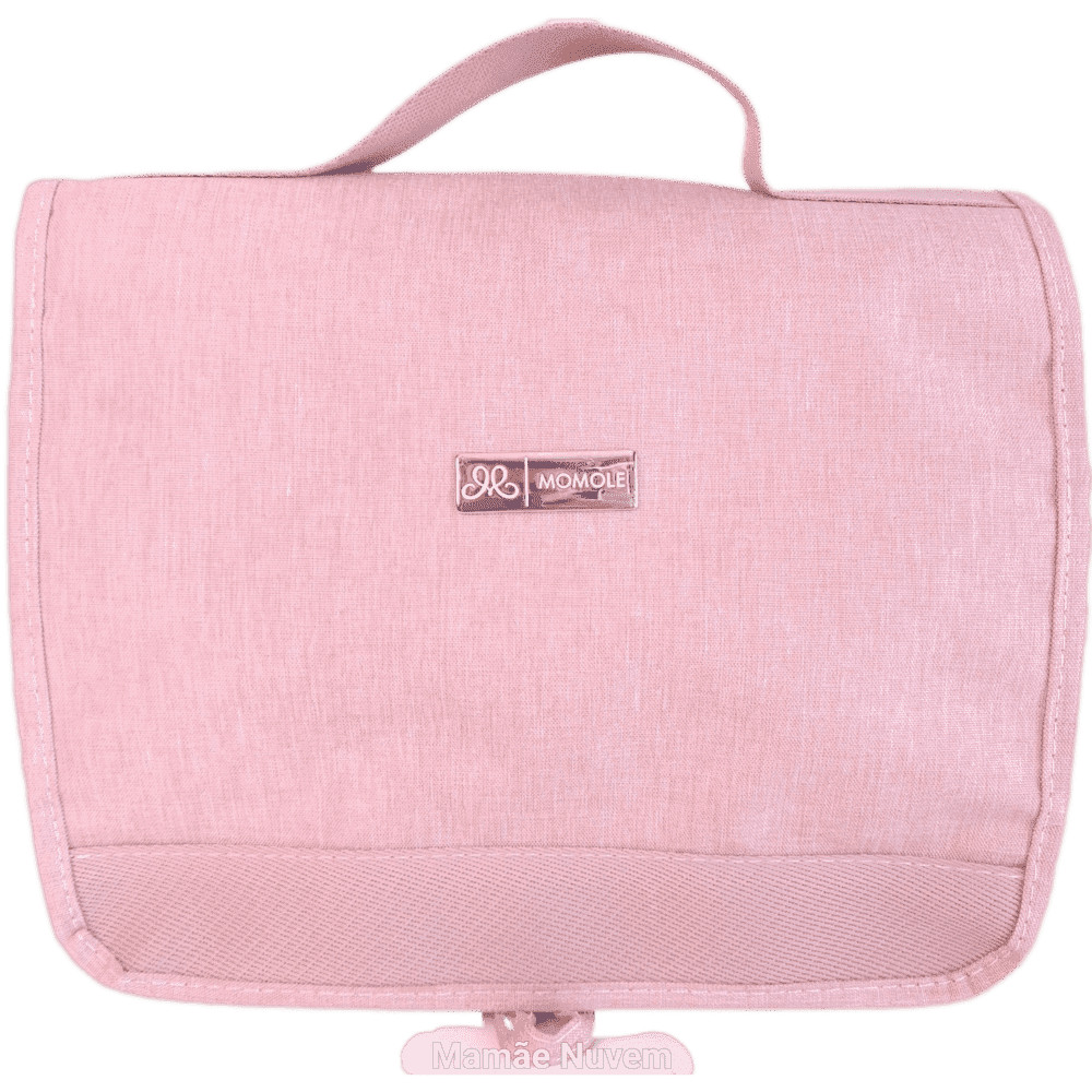 Necessaire Organizadora Maternidade Linho City Rosa Momole