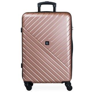 Mala Média 23 Kg ABS 4 Rodas 26" Detroit Rosé em Oferta na Shopee