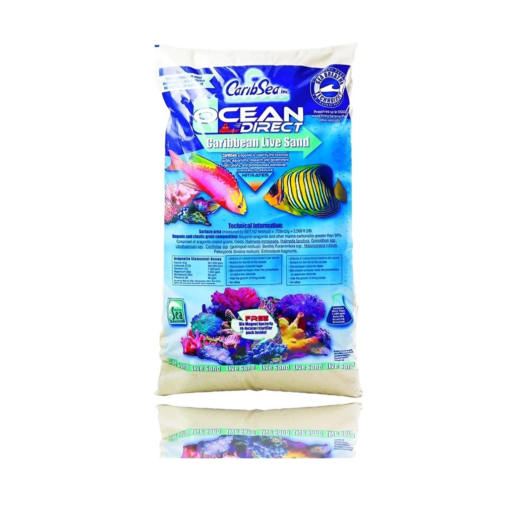 Substrato Vivo Para Aquários Marinhos Ocean Direct Live 18kg