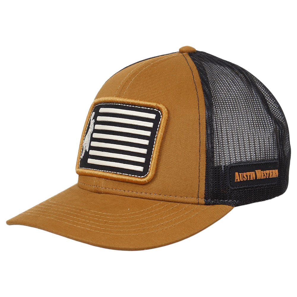 Boné com Telinha Bege com Preto Austin 38050