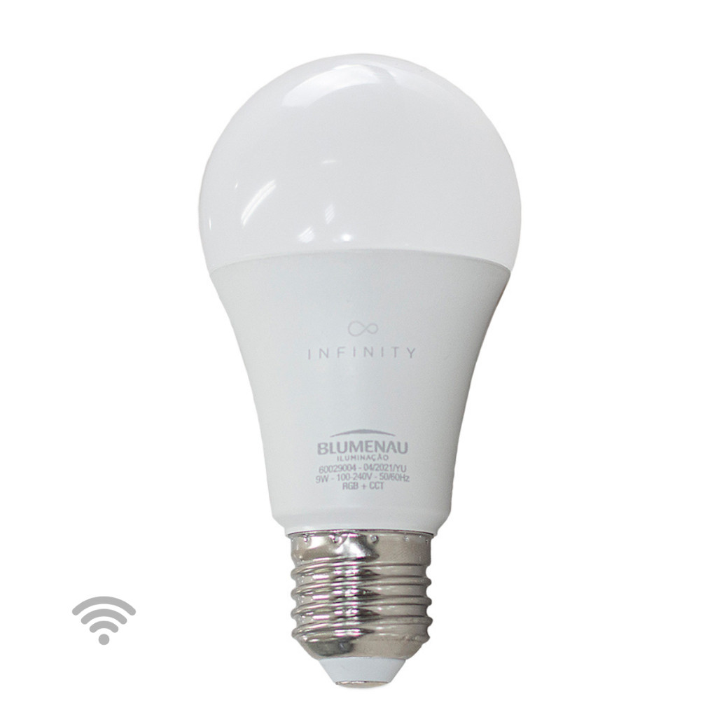 Lampada LED Smart WiFi 9w RGB Alexa Google I Inity Blumenau Iluminação
