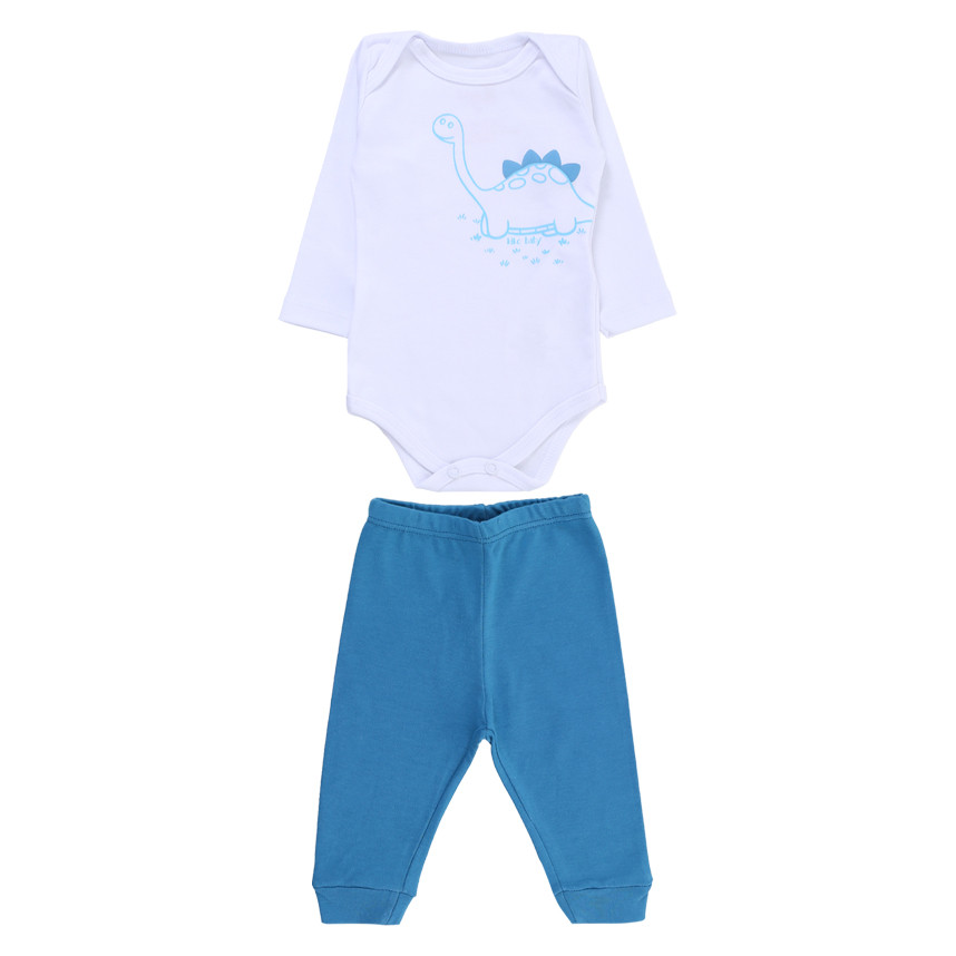 Conjunto Bebê Kiko Baby Estampa Dino - 02 peças - Baby & Kids Fashion