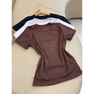 Kit 3 Blusas Feminina Caneladinha Camiseta Baby Tee Manga Curta Básica Babylook Cores Tendencia 2025 em Oferta na Shopee