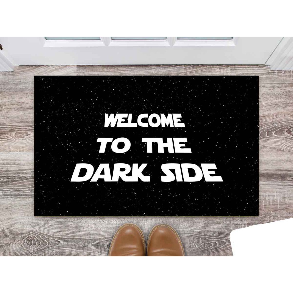 Tapete Capacho Decorativo Personalizado Welcome to the Dark Side (Star Wars)
