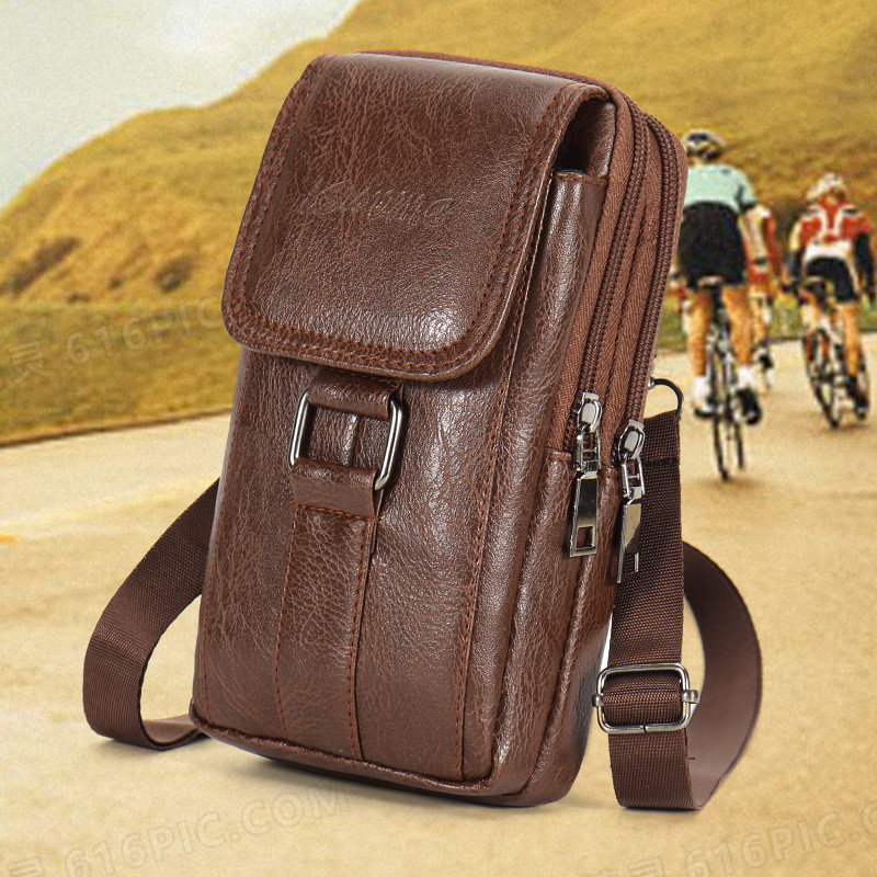 Mini Bolsa De Ombro masculina Multi-Funcional carteira pequena Porta Celular Crossbody em Oferta na Shopee