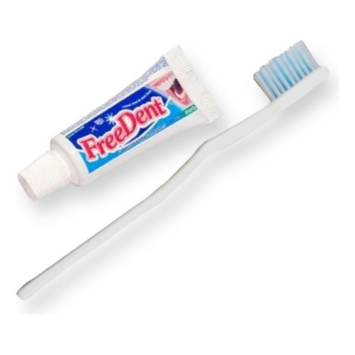 Kit Embalado 50 Escovas Dente Creme Dental 30g Hotel Doação