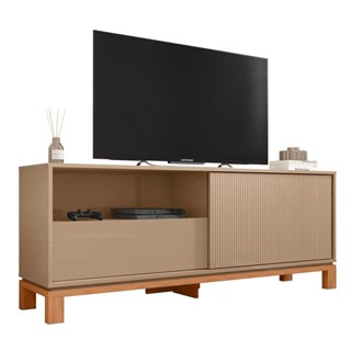 Rack Bancada Para TV 55 Pol 150cm Lucca Areia/Freijó C01 - Mpozenato em Oferta na Shopee