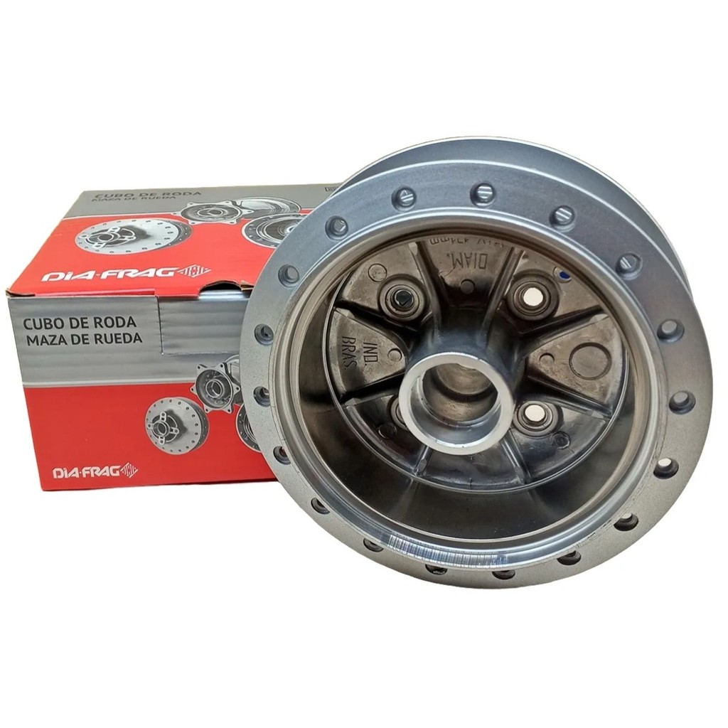 CUBO RODA TRASEIRO D125 RD135 RX180 YBR 125 2000 A 2008 FACTOR 125 2009 A 2016 DIAFRAG