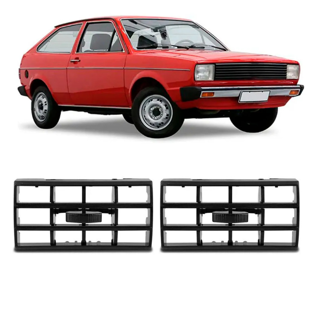 PAR DIFUSOR DE AR CENTRAL LATERAL GOL VOYAGE PARATI SAVEIRO 1981 1982 1983 1984 1985 1986 1987 DIREITO ESQUERDO PRETO