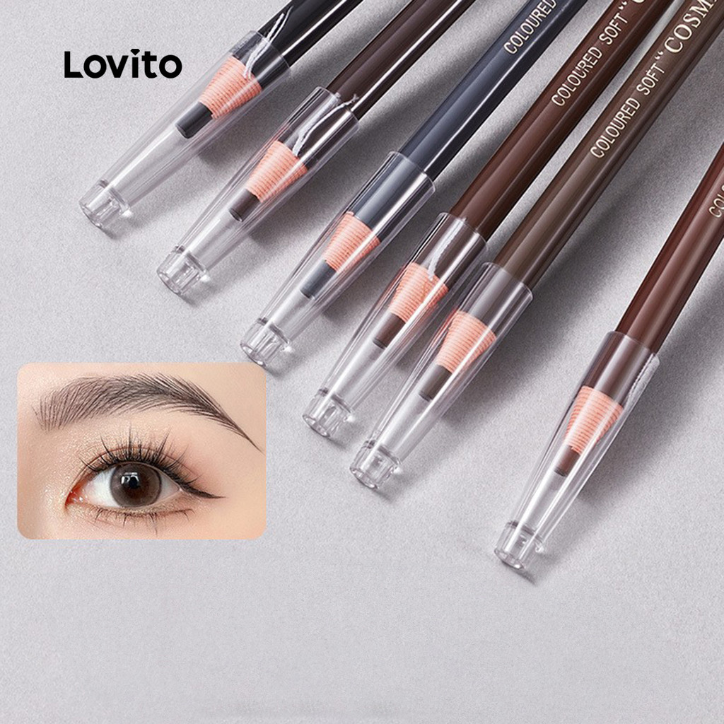 Lovito Sobrancelhas Casuais Lisas À Prova D'Água E À Prova De Suor Para Manchas Naturais Para Mulheres LCS09146 em Oferta na Shopee